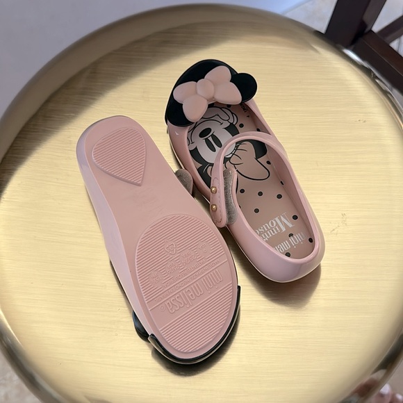 Mini Melissa x Minnie Mouse Shoes New Kids Sz 9 Cushioned Durable Easy to Clean - Picture 6 of 8